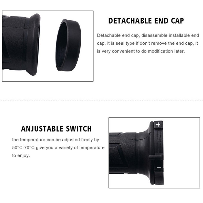 22 mm motorfiets handverwarmde - Handlebar Grip Heated recensie en prijs