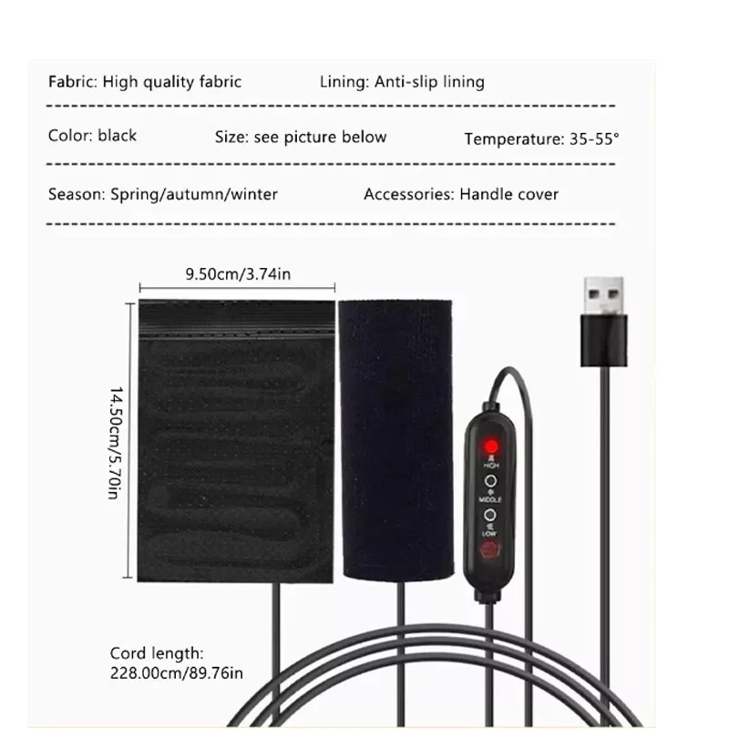 Verwarmde motorfiets handvatte - Handlebar Grip Heated recensie en prijs